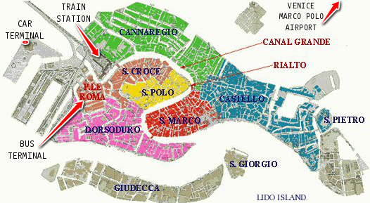 Venice map