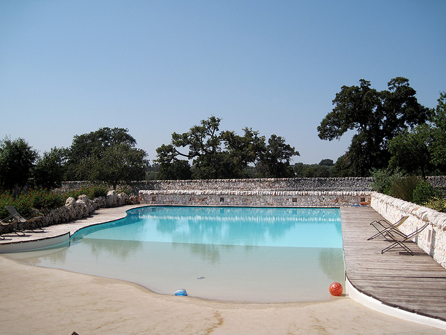 masseria with pool