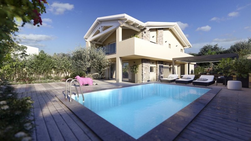 brand new villa for sale in the Cagliari area
