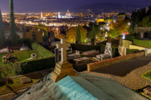 cemetery with a view in Florence