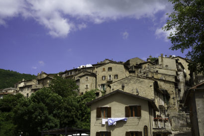 old town in Abruzzo, Italy