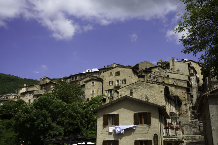 old town in Abruzzo, Italy