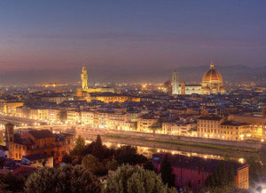 Romantic view of Florence