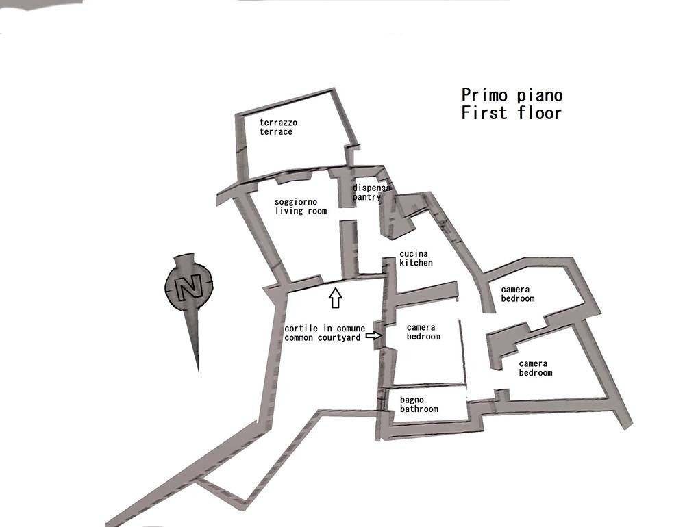 Appartamento storico in vendita 3 Stanze da letto a San Biagio Della Cima
